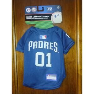 San Diego Padres dog team jersey size small